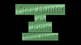 April vs Josie:Barefoot Bikini Match!