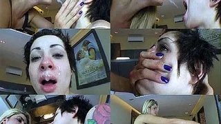 SWALLOW MY SPITTING MORON GIRL - TOP MISTRESS BRITTNEY GIANT - CLIP 04 - EXCLUSIVE MF