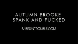 Autumn Brooke Spank and Fucked featuring Bam Bam