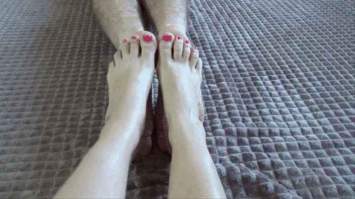 playing footsie with your boyfriend BF