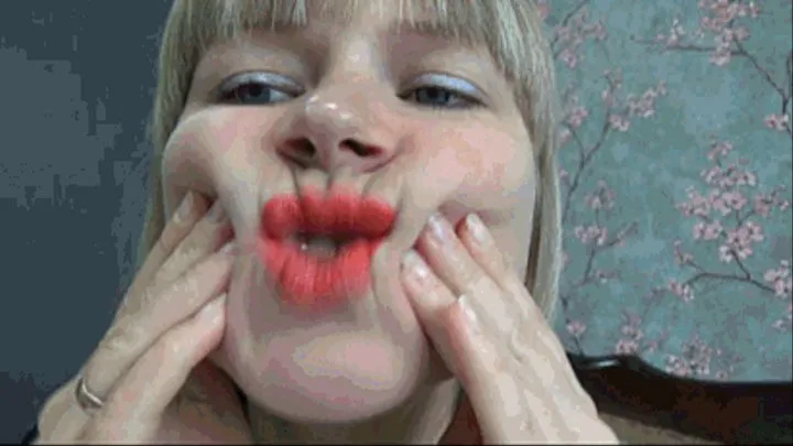 FACE STRETCHING AND BIG FISH LIPS 10