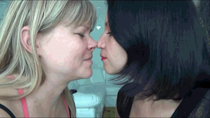 sexy noses kissing