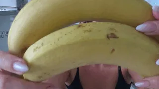 We swallow big chunks of banana AFF