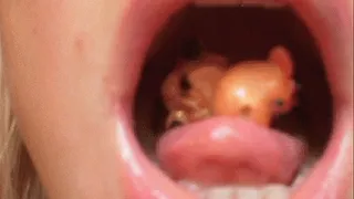 GIANTESS MOUTH EAT LITTLE COW