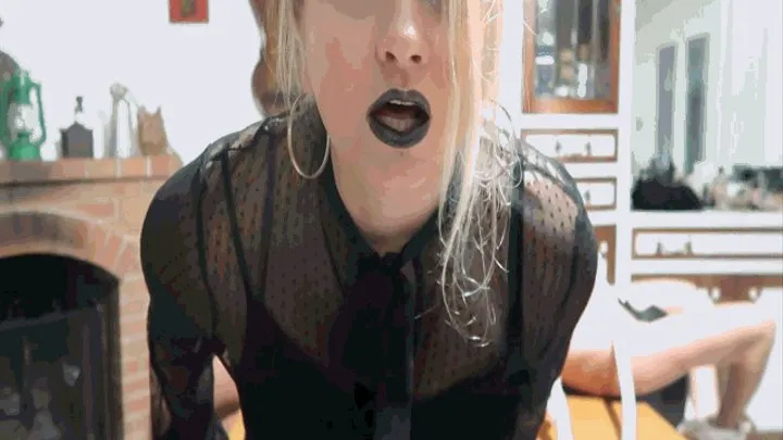 Black lipstick dominates