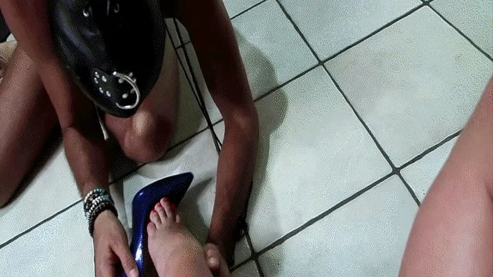 Fuck feet while Mistress is resting