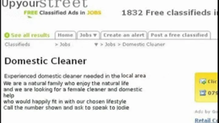 Naturists Interview For A Cleaner