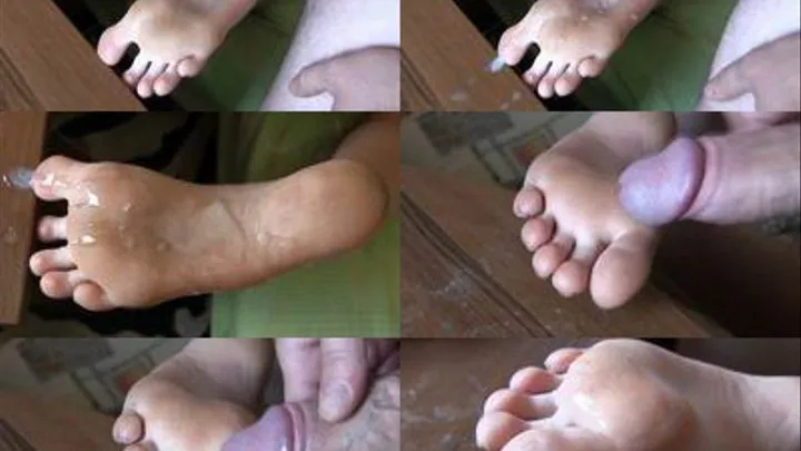 Two times footjob