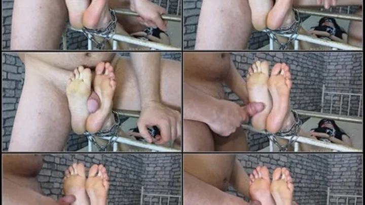 Footjob bad girl