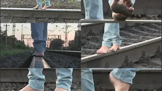 Railway barefoot