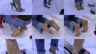 Snow Sandals Feet