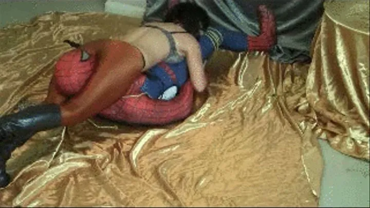 Scissorcat SnakeSkin Sexy Spandex Takes Spidermans Cum Part 5 IPod