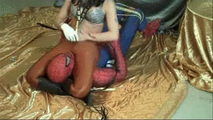 Scissorcat SnakeSkin Sexy Spandex Takes Spidermans Cum Part 3 IPod