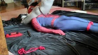 THE SILVER SCISSOR TAKES SPIDERMAN FOR A SEXUAL SCISSOR RIDE PART 4