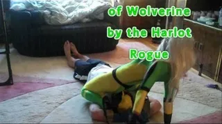 Rogue Ties Up + Head Scissors Wolverine part 1