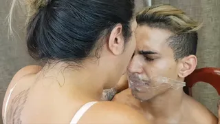 FEEL MY BAD BREATH IN THE FLAMED THROAT -- MISTRESS VICTORIA DIAS - NEW KC 2019 - CLIP 3