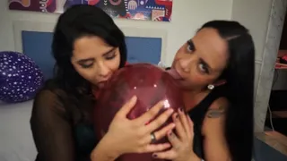 WILD KISSES WITH VERY HORNY IN BALLONS -- BY ADRIANA FULLER & THAY FLORES - NEW KC 2020 - CLIP 5