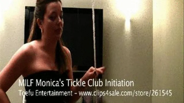 MILF Monica's Tickle Club Initation - FULL