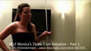 MILF Monica's Tickle Club Initiation - Part 1