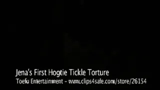 Jena's First Hogtie Tickle