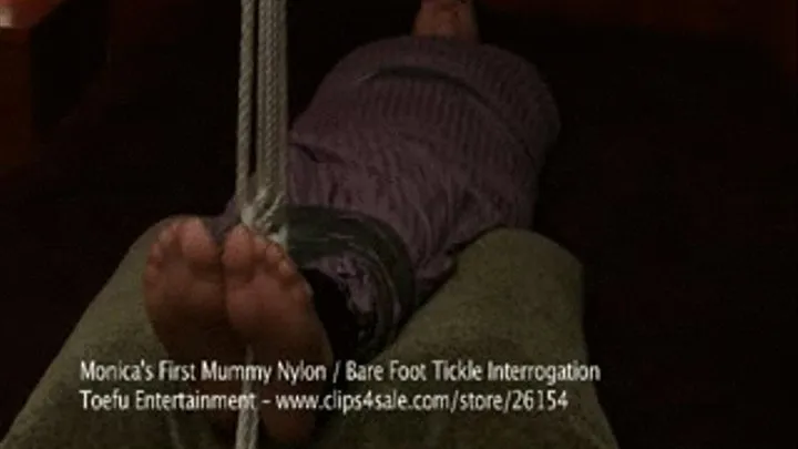 Monica's Mummifed Nylon/ Barefoot Tickle Interrogation - Full