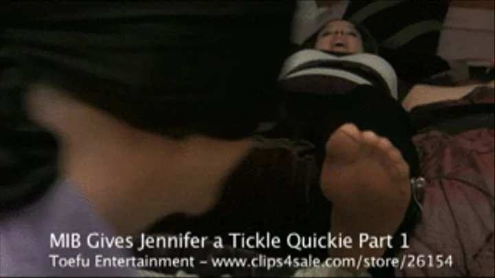 Jennifer's Saturday Night Tickle Quickie - part 1