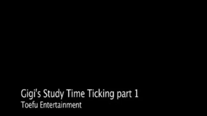 Gigi's Study Time Tickling Part 1 - DISCOUNTED