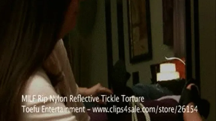 MILF MONICA's Nylon RIP TICKLING