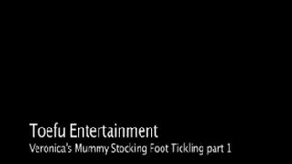 Veronica's First Mummy Stocking Foot Tickling part 1