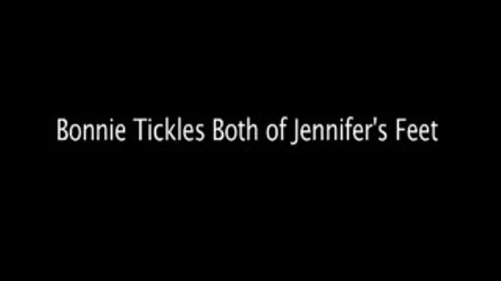 Bonnie Tickles Both of Jennifer's Feet