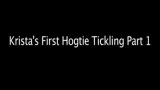 Krista's First Hogtie Tickling part 1