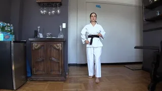 KARATE FEET BEATDOWN - foot fetish, femdom, pov, kicks