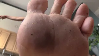 FILTHY FOOT SLUT - Foot Fetish, Dirty Feet, POV, Giantess, Foot Slave