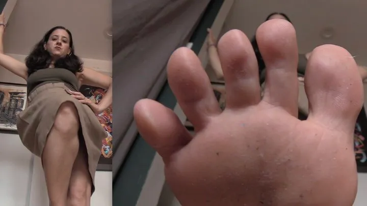 SHRUNKEN STUDENT - Giantess POV, Foot Fetish, Dirty Feet, Foot Domination