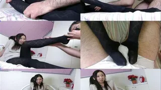 Footjob By Feet in Pantyhose - PSR-002 - Full version