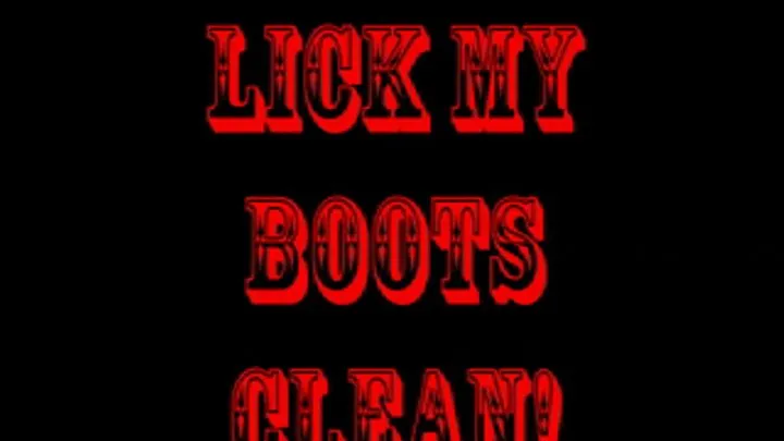 Lick My Winter Boots Clean!