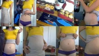 My HUGE binge and growing belly