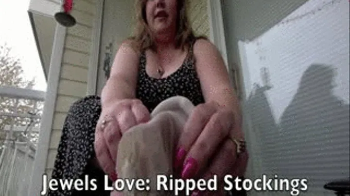 Jewels Love: Dirty Ripped Stockings