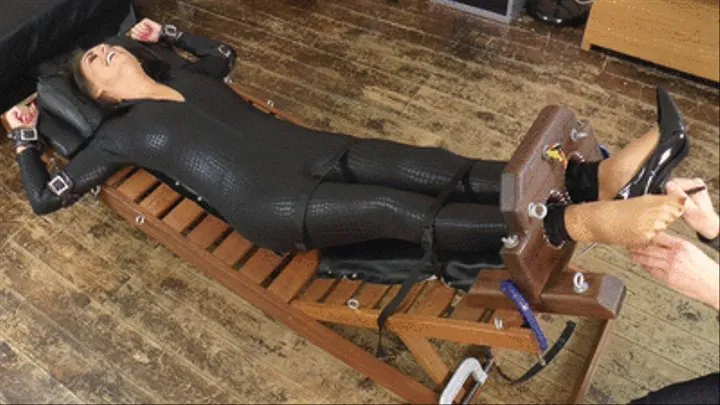 Emma Is Stripped Out Of Her Catsuit & Tickled Out Of Her Mind!