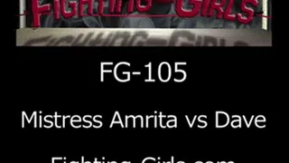 FG-105 Amrita vs Dave (Total dominatoin by Amrita) PART 1