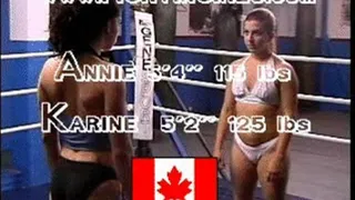 Annie vs Karine 1