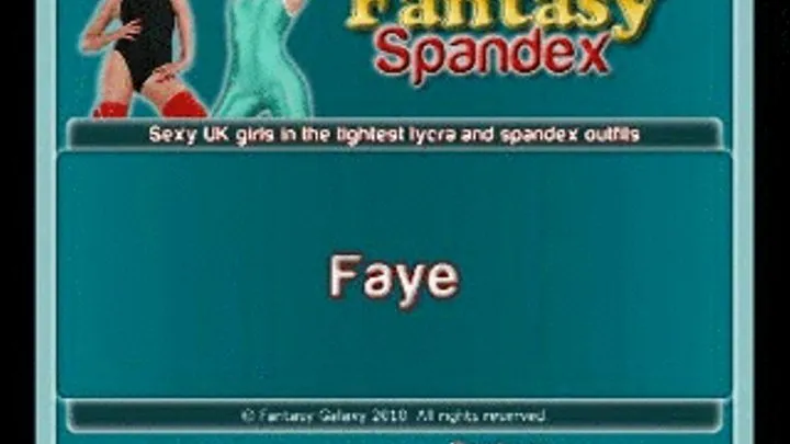 Faye from Fantasy Spandex