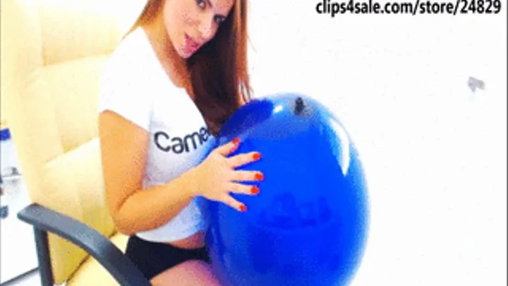 LAP DANCE & Masturbation to a HUGE Qualatex Balloon