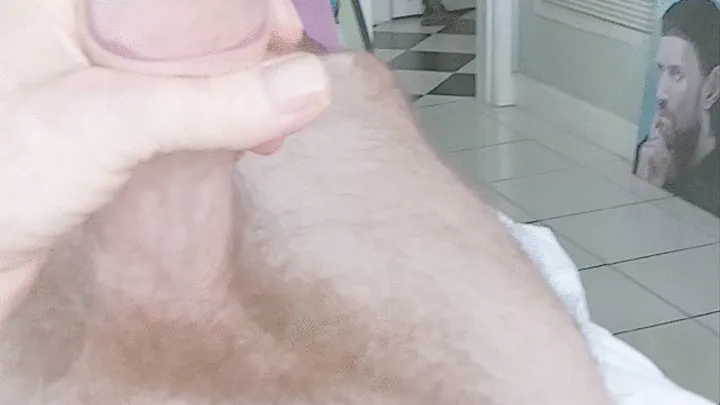 Edging my big fat cock for you