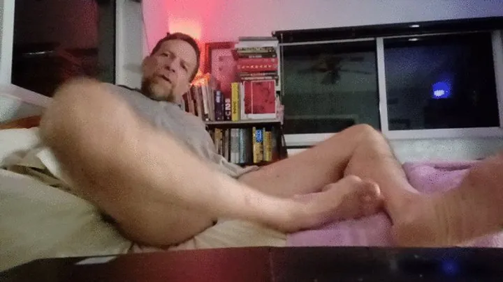 Yer pal Will shows off his feet in white briefs