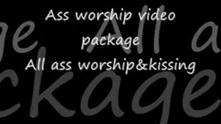 Ass worship video package