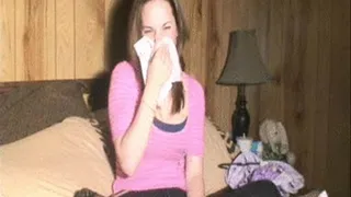 Shelby- Pink Tissues Nose Blow