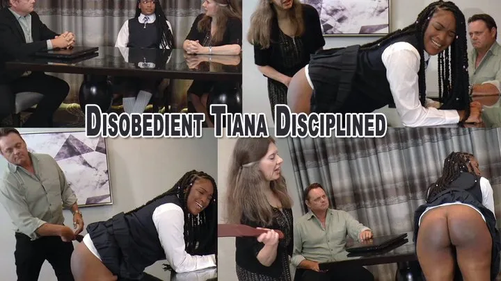 Disobedient Tiana Disciplined