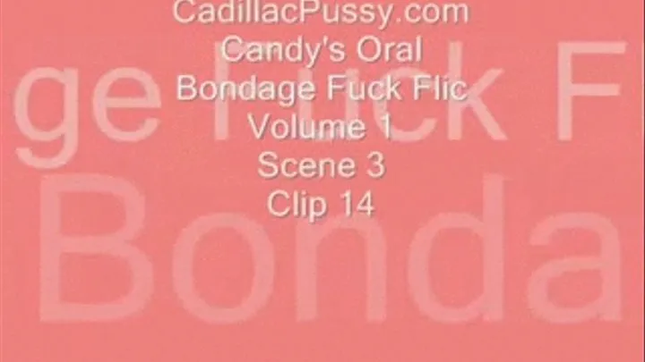 Candy's Oral Bondage Fuck Flic Vol. 1 Scene 3 Clip 14