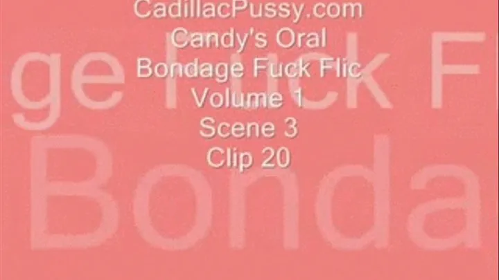 Candy's Oral Bondage Fuck Flic Vol. 1 Scene 3 Clip 20